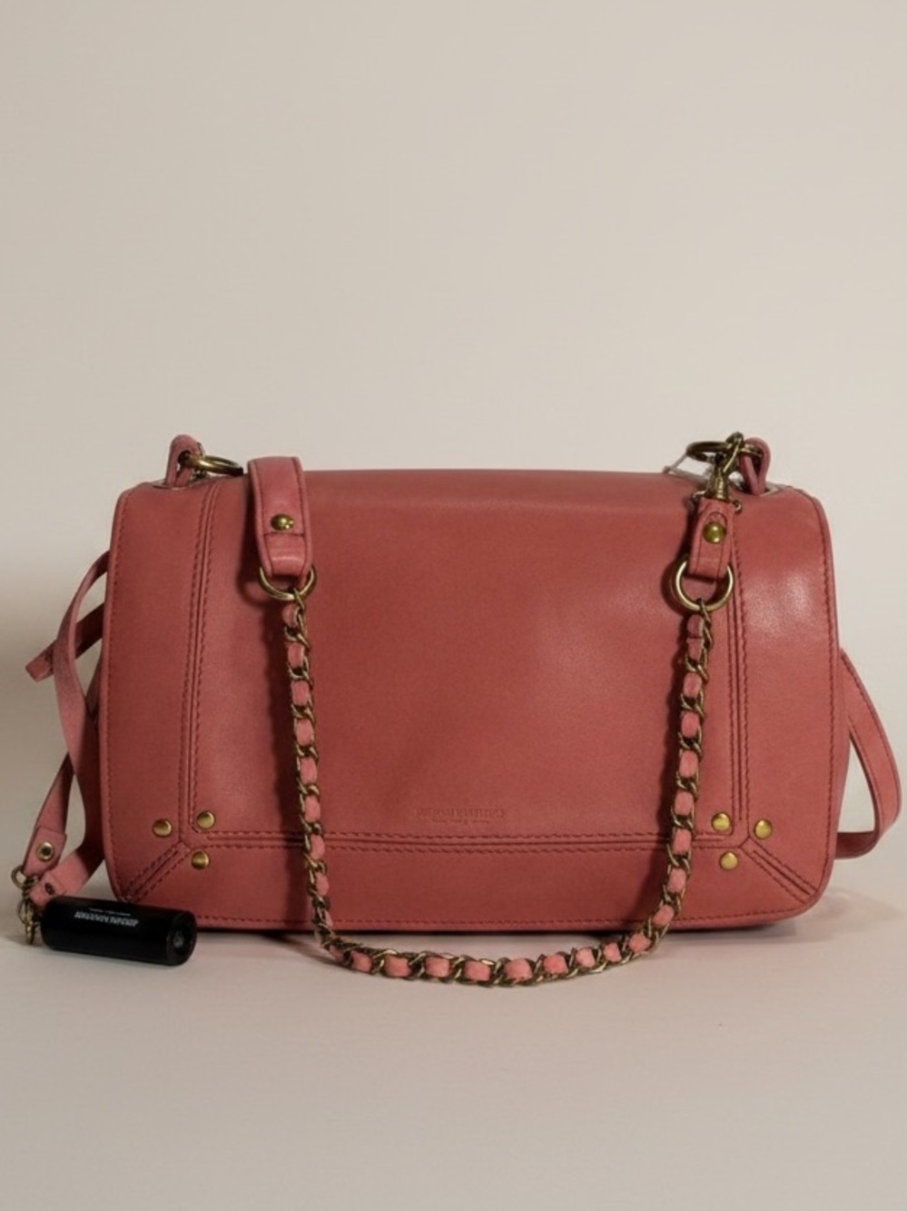 NWT $882 Jerome Dreyfuss Bob Crossbody Bag in Lisse Rosa